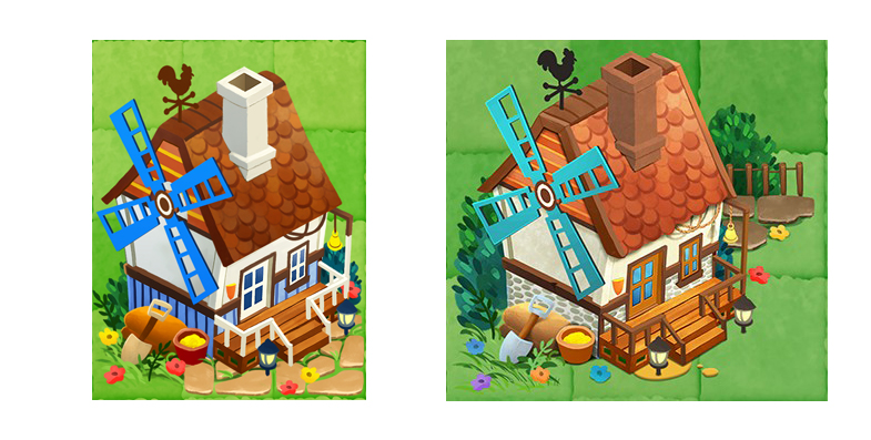 Booty Farm farm sim dating sim resource management casual feedmill