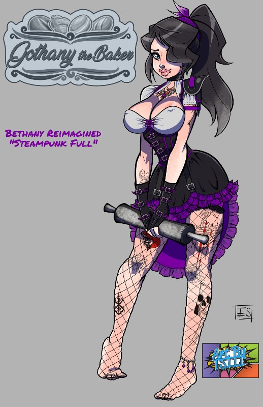 bethany long lost lust cute baker steampunk goth