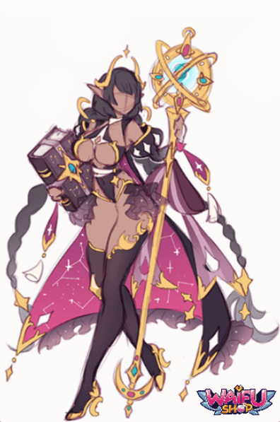 waifu shop astromage concept