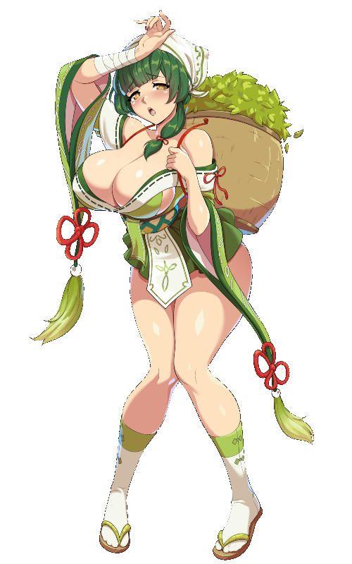 Midori Matcha girl waifu shop farmer