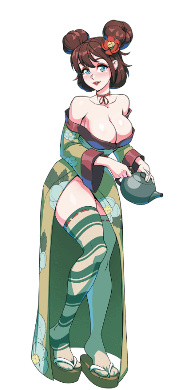 Ocha anime kink.inc tea hostess