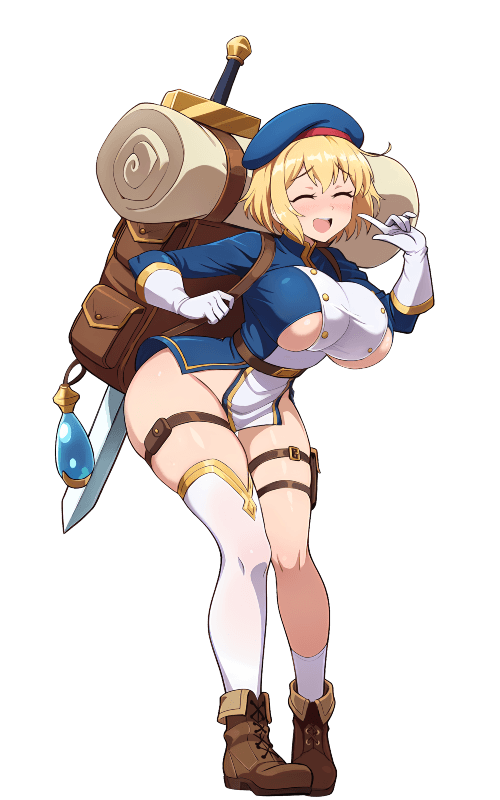 Private Jackie of the Merchant Republic Waifu Shop
